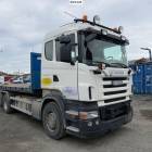 Scania R500 plow rigged hook truck w/ 20T hook. WATCH VIDEO